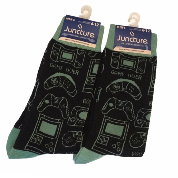 Greenbrier International Other - Gamer Gaming Console Print Dress Socks Size 6-12 New with Tags